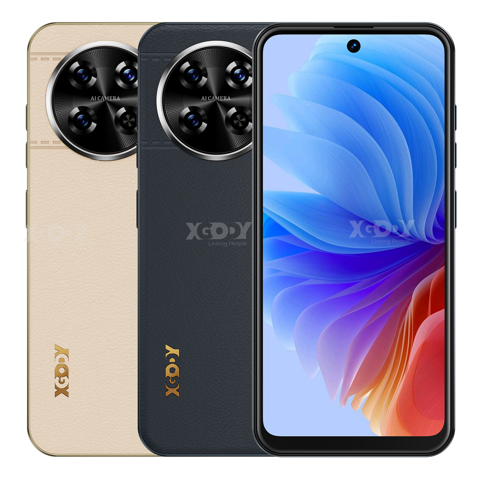 6.5 inch Factory Unlocked Android Cheap Cell Phone Smartphone Dual SIM 4G 4-Core