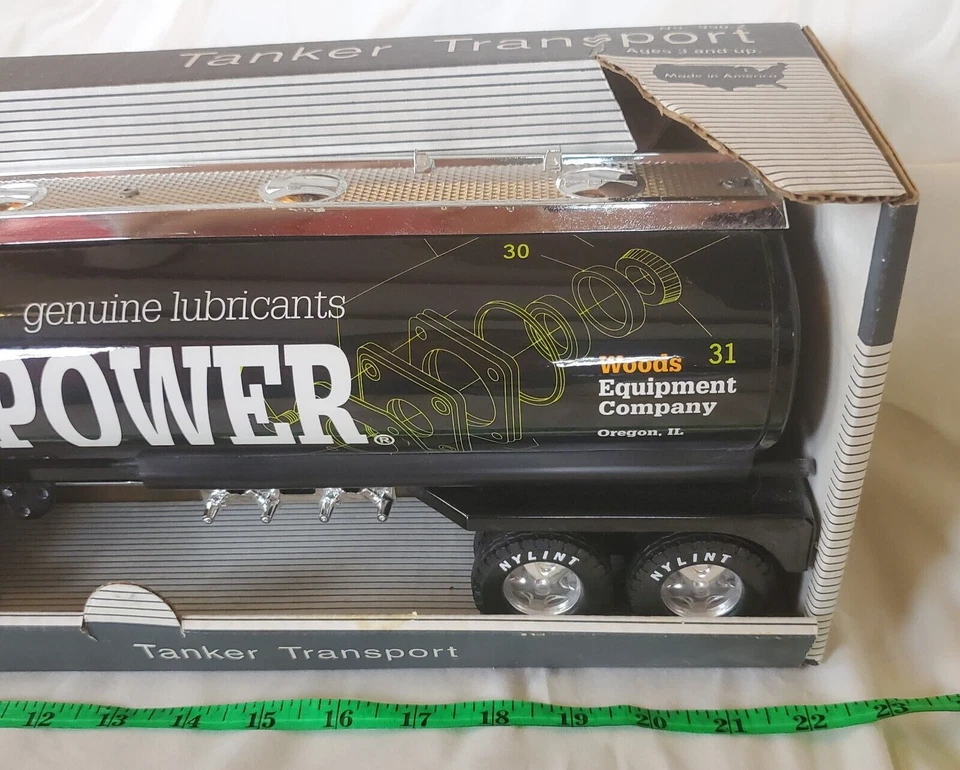 Nylint Woods Power Equipment 18 Wheeler Semi Truck Tanker Transport - Image 2 of 4