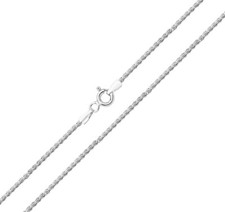 Sterling Silver SPIGA Chain Necklace 16" 18" 20" 22" 24"