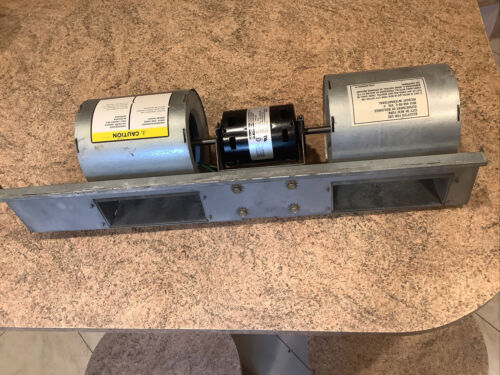 Evaporator fan blower assembly for PTAC wall A/C with FASCO double shaft motor. - Picture 3 of 6
