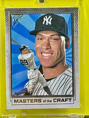 Aaron Judge RARE TOPPS Gallery INVESTMENT CARD SSP YANKEES MVP MINT