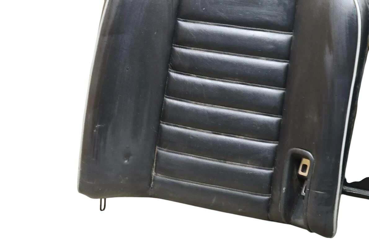 91 Bentley Turbo R Rear Left & Right Black Leather Seat Cushion Assembly Oem