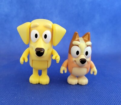BLUEY FIGURE LOT (2) BINGO & LUCKY-  FAMILY AND MATES