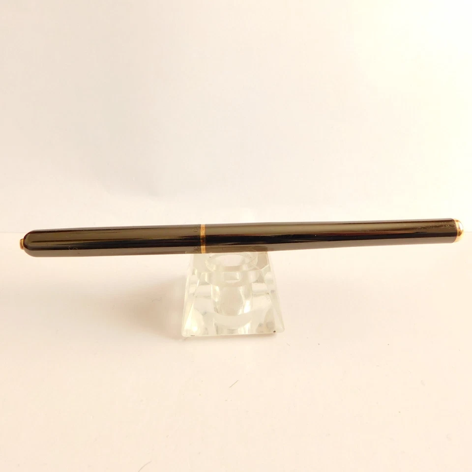 Pluma Estilográfica Vintage ELYSEE 60 Laca Gris Oscuro M Nueva en Caja Alemania Años 80 Foto 4 de 4