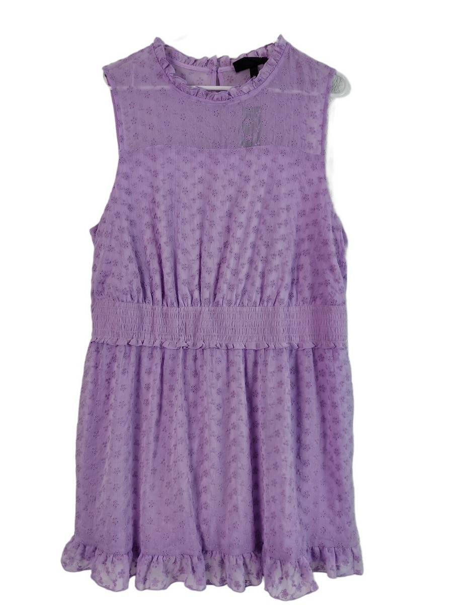 Lane Bryant Lace Lilac Purple Emire Waist Sleeveless Dress Womens Plus 16  NEW | eBay