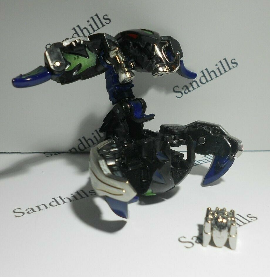 Bakugan Dio Sivac Black Darkus Baku Tech 600G & matching card | eBay