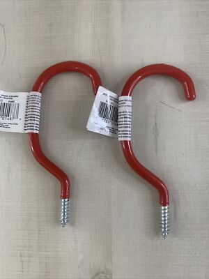 Lot Of 2 National Hardware N271-015 Red Vinyl Coated Series Bicycle ...