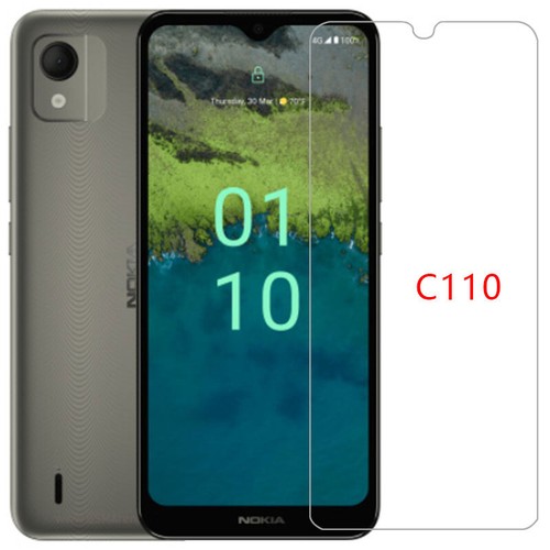 For Nokia C110, Film 9H Tempered Glass Full Cover Screen Protector - Picture 7 of 7