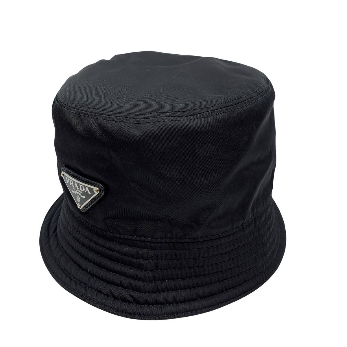 Authentic PRADA Bucket Hat Black Nylon #36631667 | eBay Authentic PRADA Bucket Hat Black Nylon #36631667 | eBay