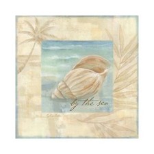 Island Shell III by Cynthia Coulter 12x12 Art Print Poster Wall Decor Cone Shell