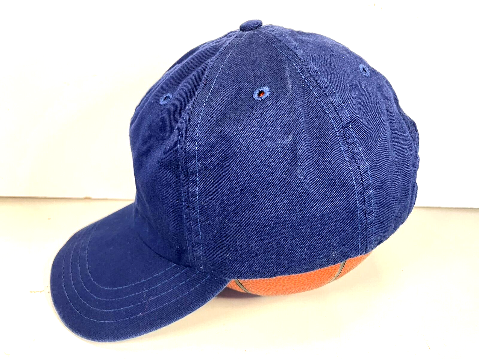 Cappello da baseball vintage POLO RALPH LAUREN blu rosso logo pony made in USA BERRETTO golf escursione palestra