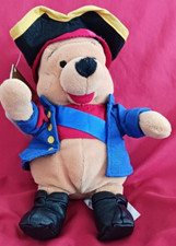 Winnie the Pooh Pirate 8" Plush The Disney Store Bean Plush Vintage w/Tags