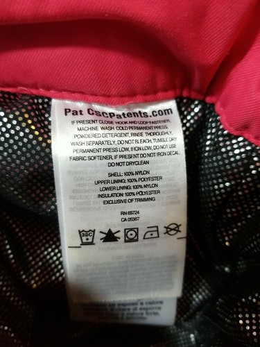 Columbia Bugaboo Omni Heat Tech Pink Ski Snow Pants Youth Sz L ( I4-16) - Picture 7 of 12