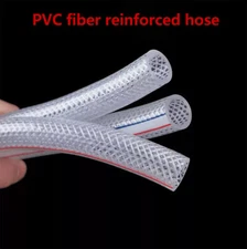 ID6mm*OD10mm  PVC fiber reinforced hose water pipe mesh plastic pipe 1M φ6-58mm