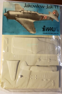 Waku Jakowlew Jak-11 (Yak-11) 1/72 vacuform kit