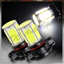 2 X 5000k 52025201 Ps24wff H16 High Power Cob Led 10w Fog Driving Light Bulbs