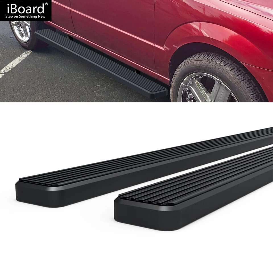 APS Running Board Side Step Nerf Bars 6in Black Fit KIA Sorento 03-10 - Image 2 of 4