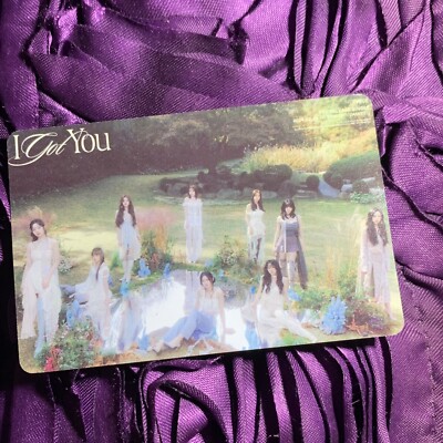 TWICE Forest Beauty Celeb K-pop Girl Photo Card Group I Got You Blue