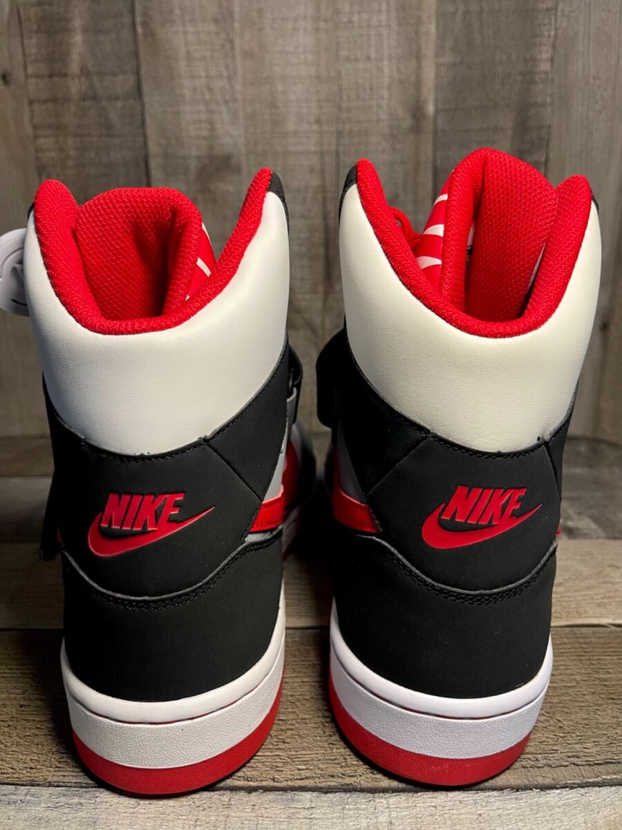 2013 Nike Super High Perstige (649208-160)White/Black/Red 2013 Nike Super High Perstige (649208-160)White/Black/Red