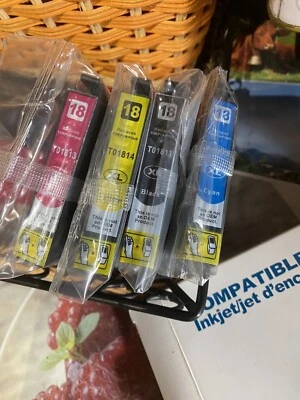 Epson 18XL Couleur Cartouche d'Encre (Pack de 4) - Photo 1/3