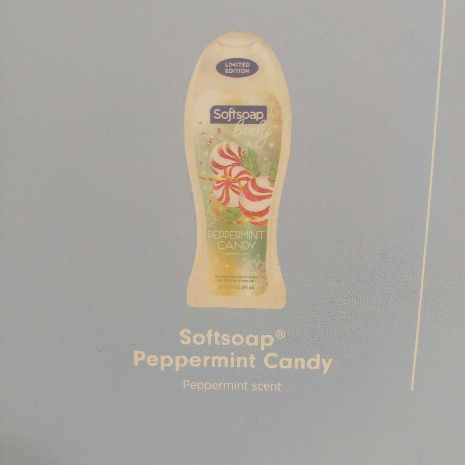 Softsoap Body Wash Holiday Gift Set Limited Edition Peppermint & Sugar