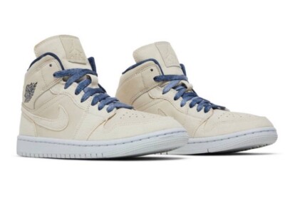 Air Jordan 1 Mid SE Sand Drift French Vanilla Bean Sail Size Men s 9 Wmns 10.5