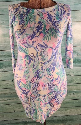 🔥LILLY PULITZER size XXS Mermaid Print dress🔥