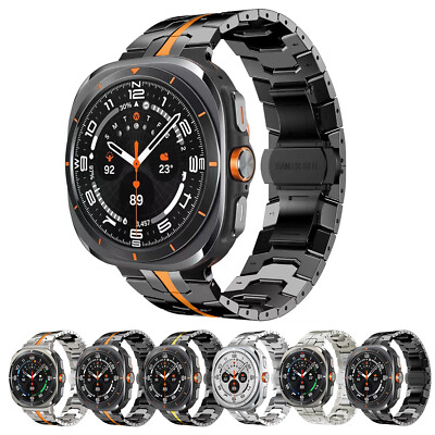 Fr Samsung Galaxy Watch Ultra (2025) 47mm Stainless Steel Replacement Metal Band