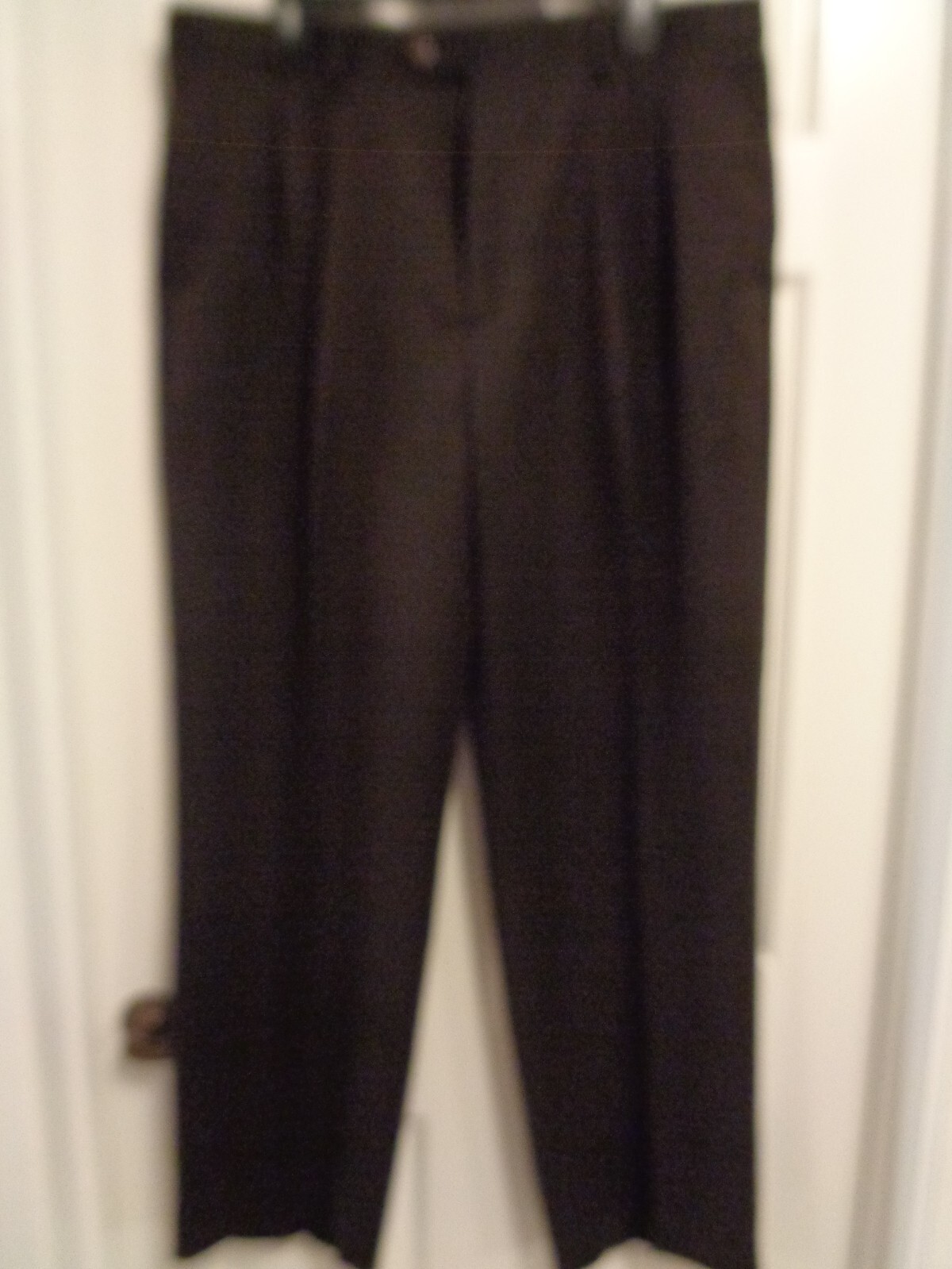 Men's CROFT & BARROW flex waistband brown pants, 38x32