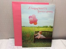 HAPPY BIRTHDAY GREETING CARD New with Envelope  A happy heart is forever.."