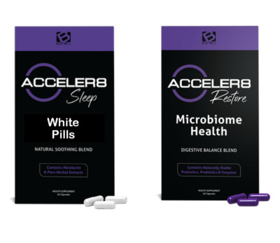 eBays #1 Trusted  Seller - 30 Day Bepic Acceler8 B Epic Diet White & Purple 