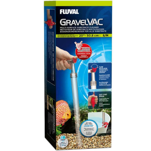 Fluval 11080 Gravel Vacuum Multi Substrate Cleaner Small 50cm for