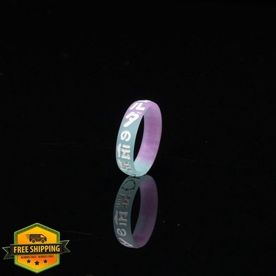 Hokeyio Pulsar X2 Pink White Scroll Ring