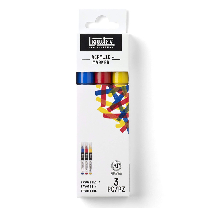 Liquitex Professional Paint Marker Set 3 Piece Colors 3699243