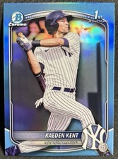 2025 Bowman Draft Kaeden Kent 1st Sky Blue Refractor SP #BD-65