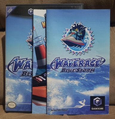Wave Race: Blue Storm (Nintendo GameCube) Case, Artwork, Inserts & Manual ONLY
