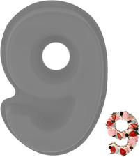 Kuchenform Zahlen Silikon Backform Zahl 9, Number Cake Backform, Groß 3D Zahlen 
