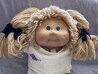 Vintage 1986 Cabbage Patch Kids Young Astronauts Doll - Wheat Pigtails - Coleco