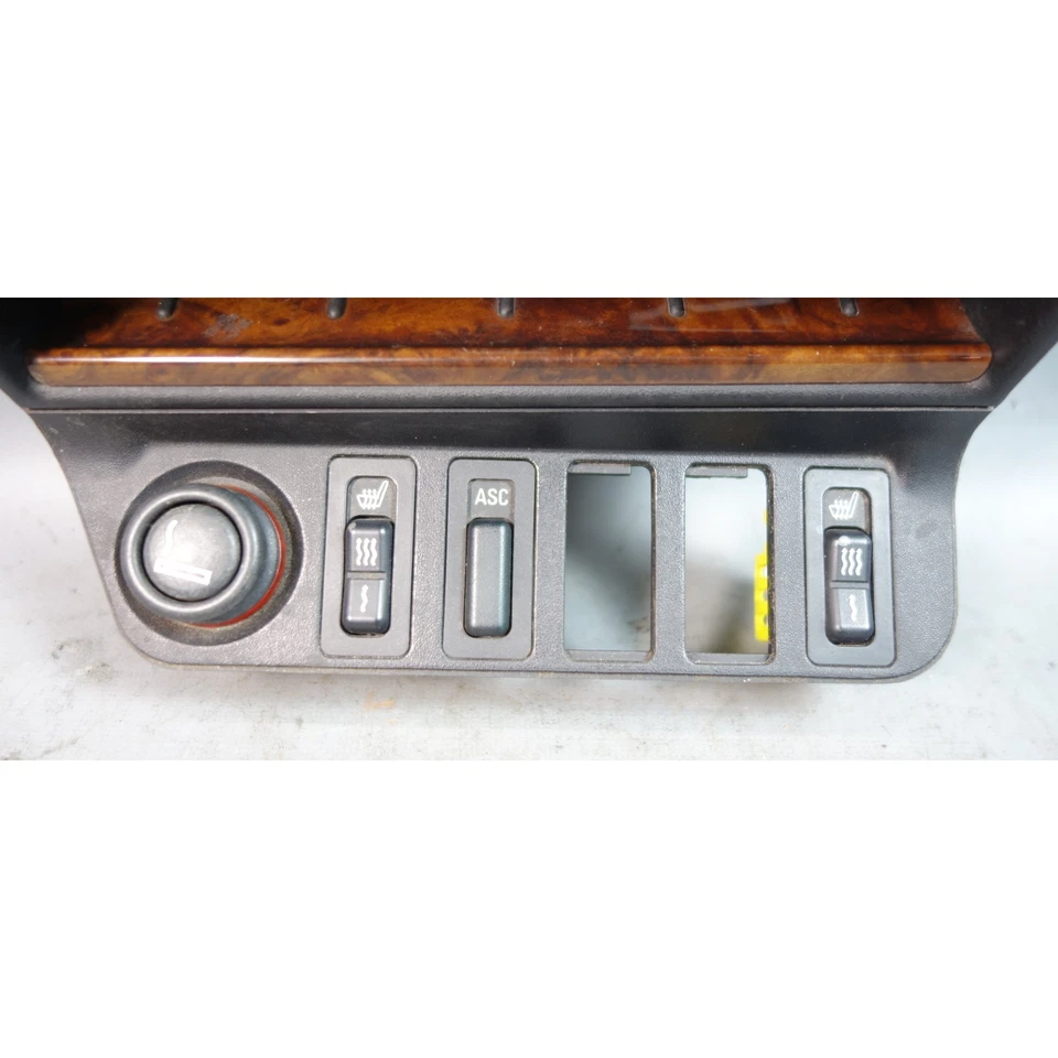 BMW E36 serie 3 1992-1999 consola central cubby madera moldura inserto OEM Foto 2 de 4