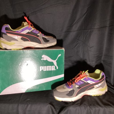 PUMA LQD CELL EXTOL ARCHIVE 373442-01 SIZE 9.5 WHISPER WHITE & ULTRA VIOlET!