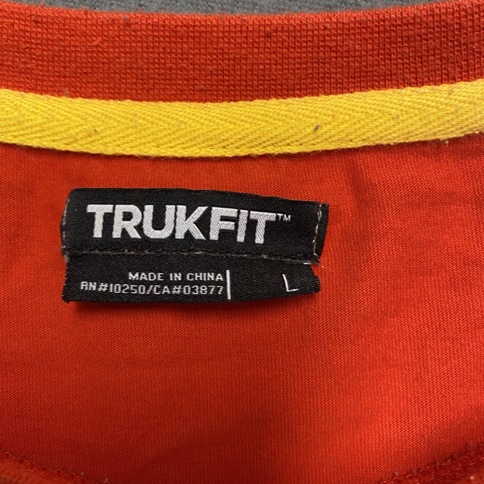 Camisa Trukfit Para Hombres Grande 1982 Atletismo Retro Patinador Gráfico Colorblock Camiseta Foto 3 de 4