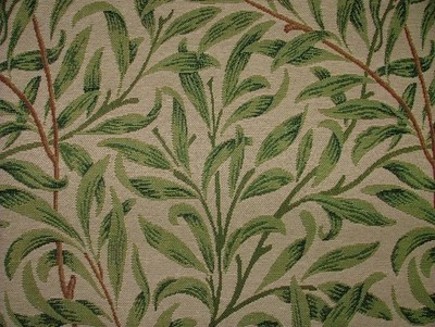 William Morris Wandteppiche Stoff Weide Bough Grün Vorhang Polster 15 Meter