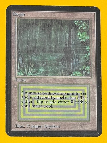 MTG BAYOU (Ink) Alpha (OldManMTG 011-175)