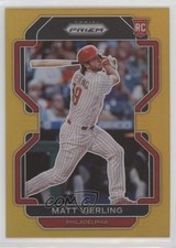 2022 Panini Prizm Gold Prizm 7/10 Matt Vierling #1 n0c