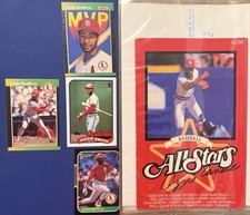 Ozzie Smith Cardinals Lot (5) + Baseball All-Stars Issue Vintage Donruss Topps