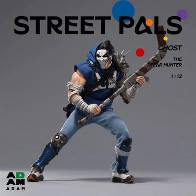 Muff Toys ADAM - STREET PALS Serie: TMNT GHOST the ''FEAR HUNTER'') - UK-Verkäufer