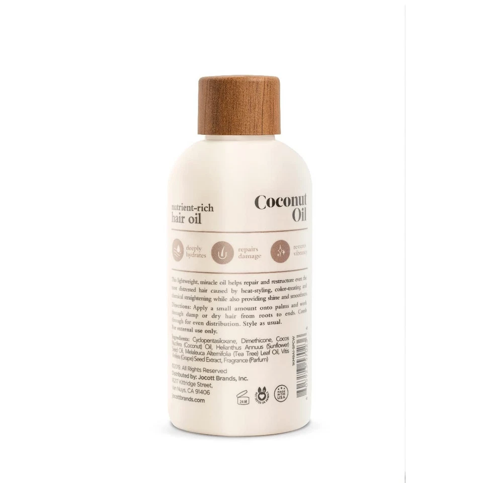 Aceite de Coco para Cabello Oliology Medica Extremos Divididos, Controla el Frizz, Hidrata Suaviza 4oz Foto 2 de 2