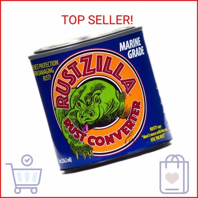 RUSTZILLA RZMG-004271 Marine Grade Rust Converter and Remover, Professional Stre