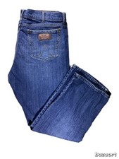 Wrangler Retro Relaxed Boot Jeans Men s 33x32 Dark Wash Western Cowboy 150