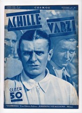 Automobilismo Achille Varzi. Rivista Cosmos anno VIII N° 29 settembre 1933.